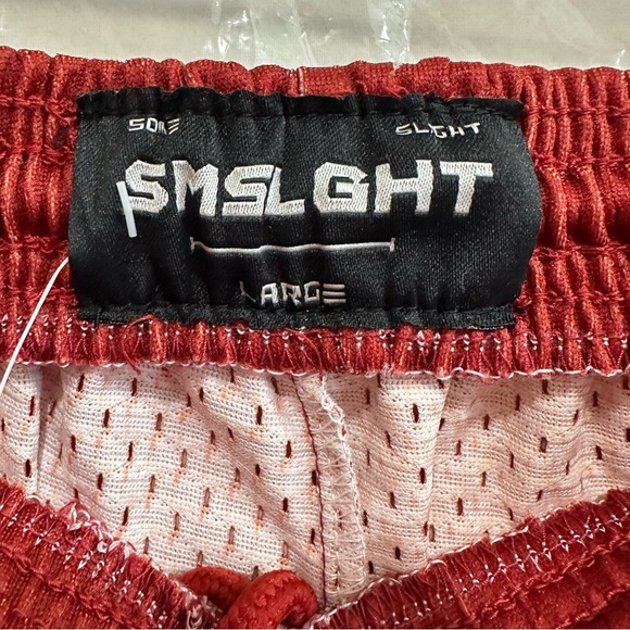 Someslight Mens Jolly Roger Anime Pirate Basketball Mesh Shorts Rust Red Large - Picture 3 of 6